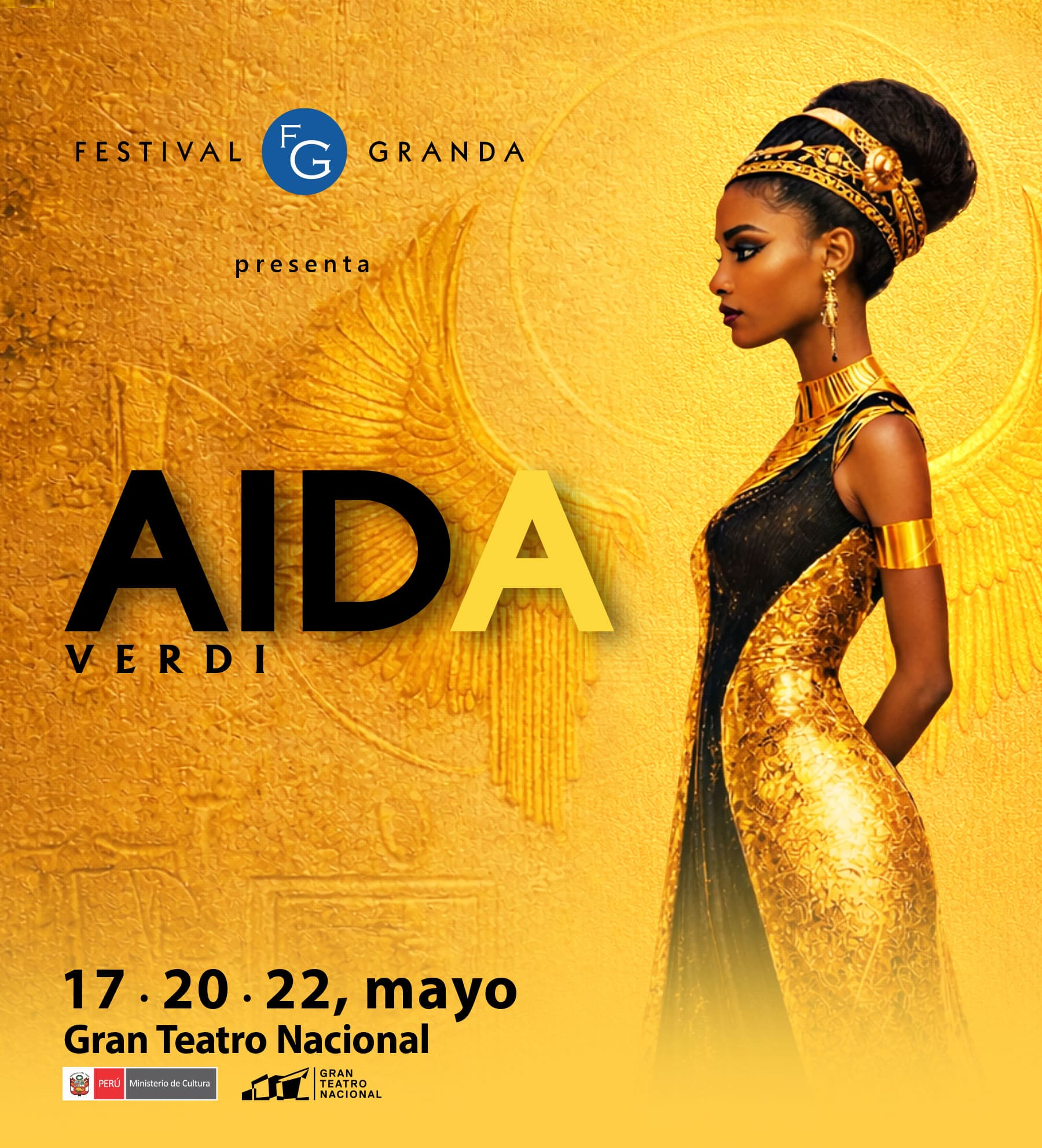 Afiche de AIDA - Festival Granda