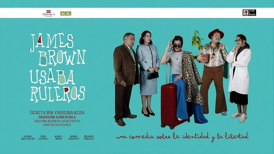 Afiche de James Brown usaba ruleros