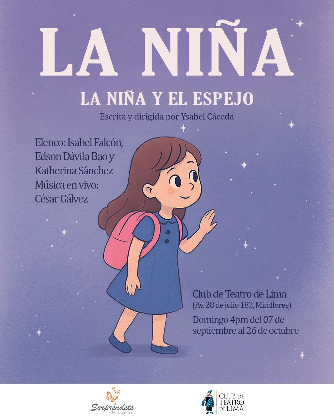 Afiche de La niña y el espejo