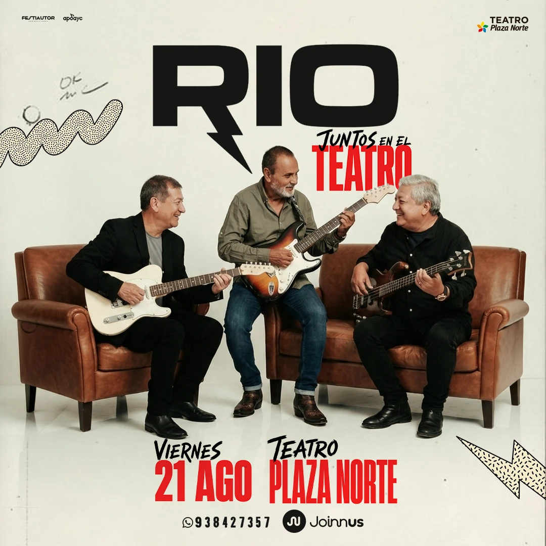 Afiche de Rio en el Teatro Plaza Norte 2026